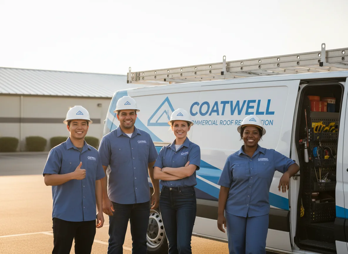 Commercial roof coating company in Troup, TX